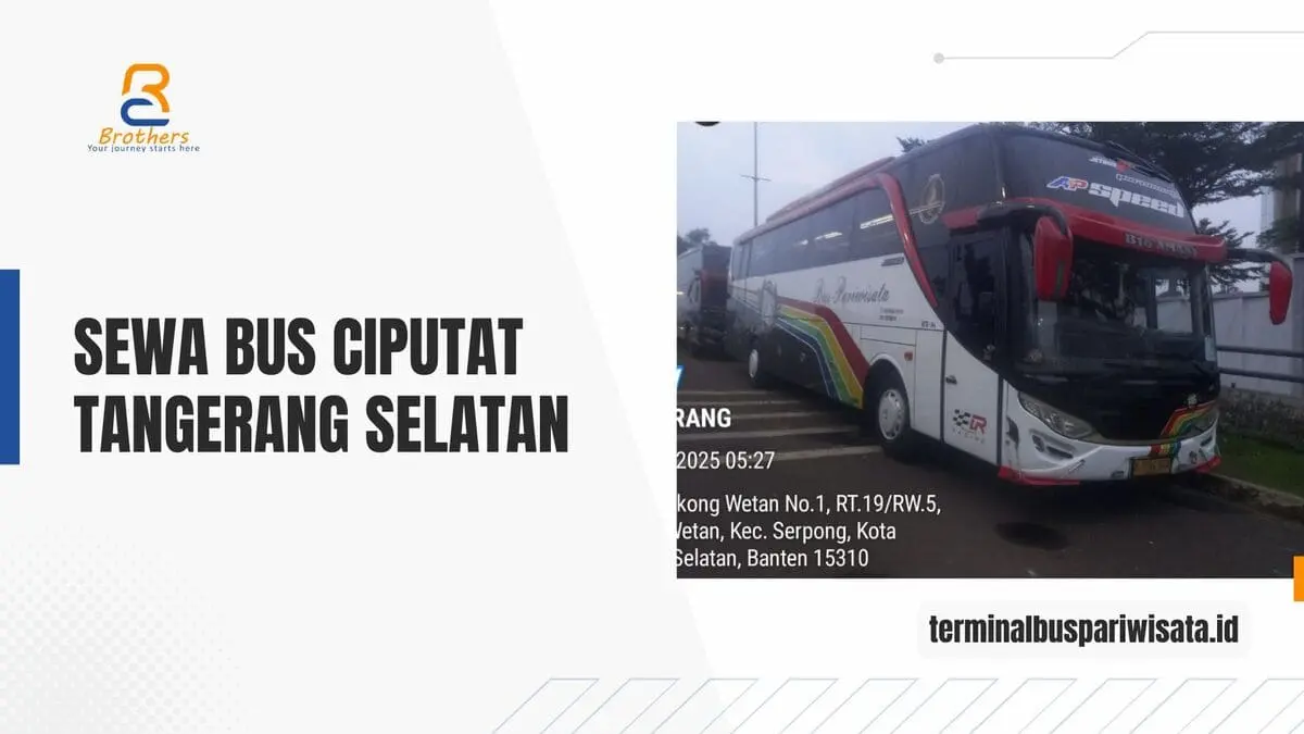 sewa bus wisata ciputat tangsel