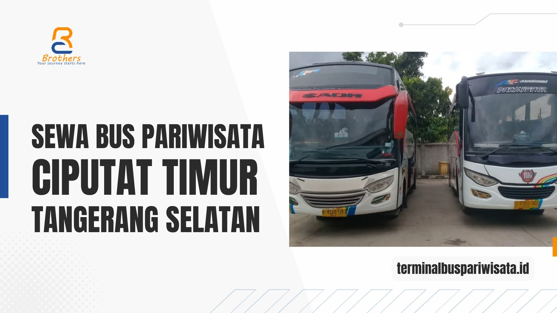 sewa bus ciputat timur tangsel